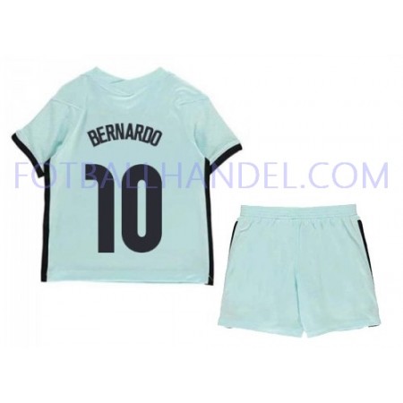 Barn Fotballdrakter Portugal Bernardo Silva 10 Borte Euro 2020 Kortermet